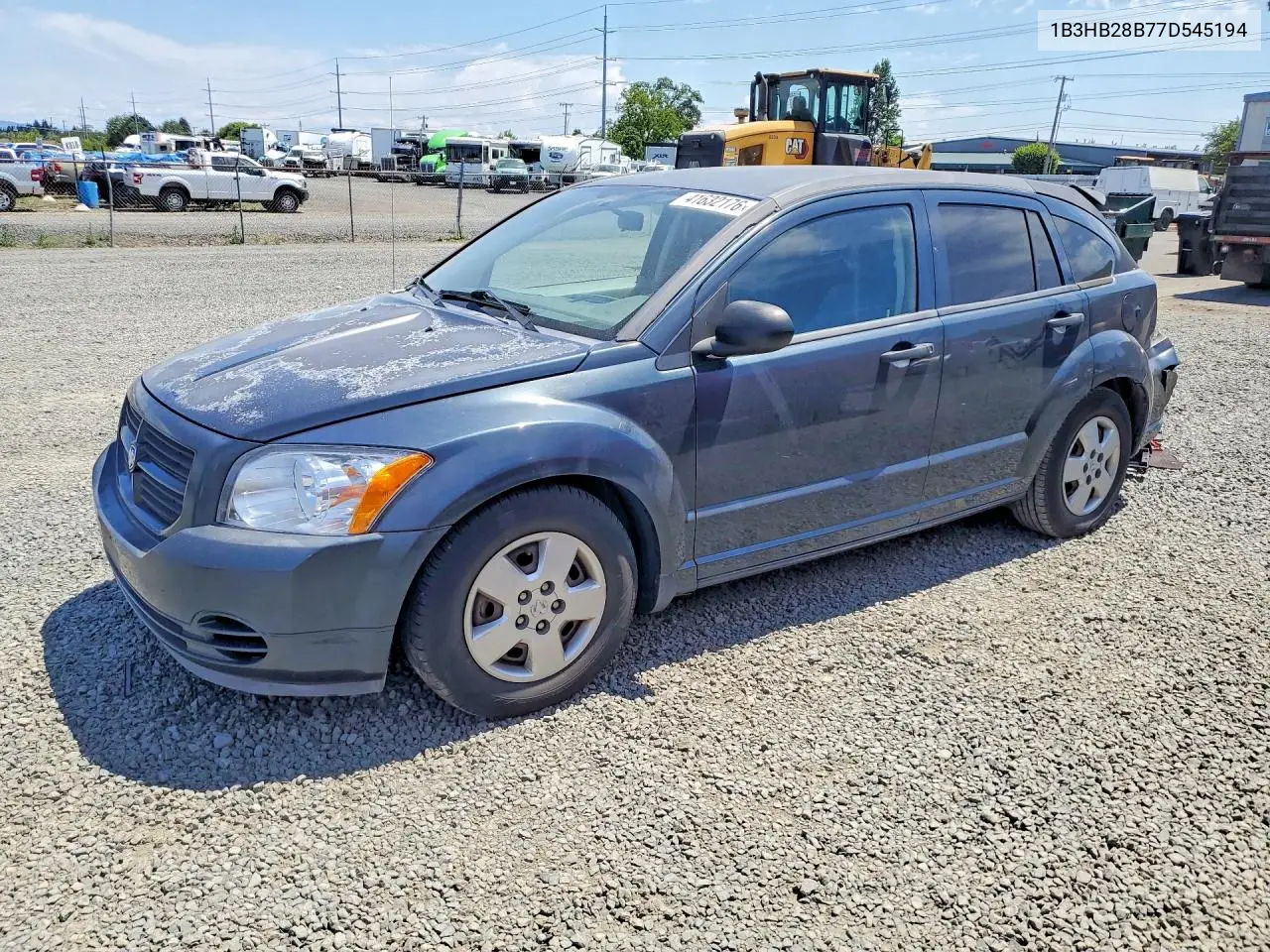 2007 Dodge Caliber VIN: 1B3HB28B77D545194 Lot: 41632176