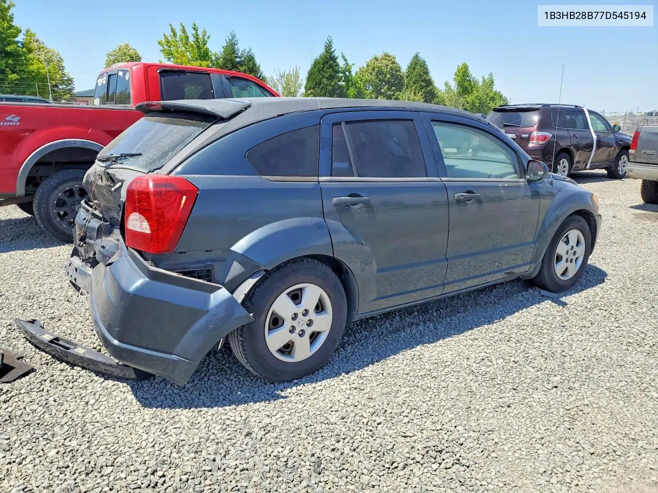 2007 Dodge Caliber VIN: 1B3HB28B77D545194 Lot: 41632176