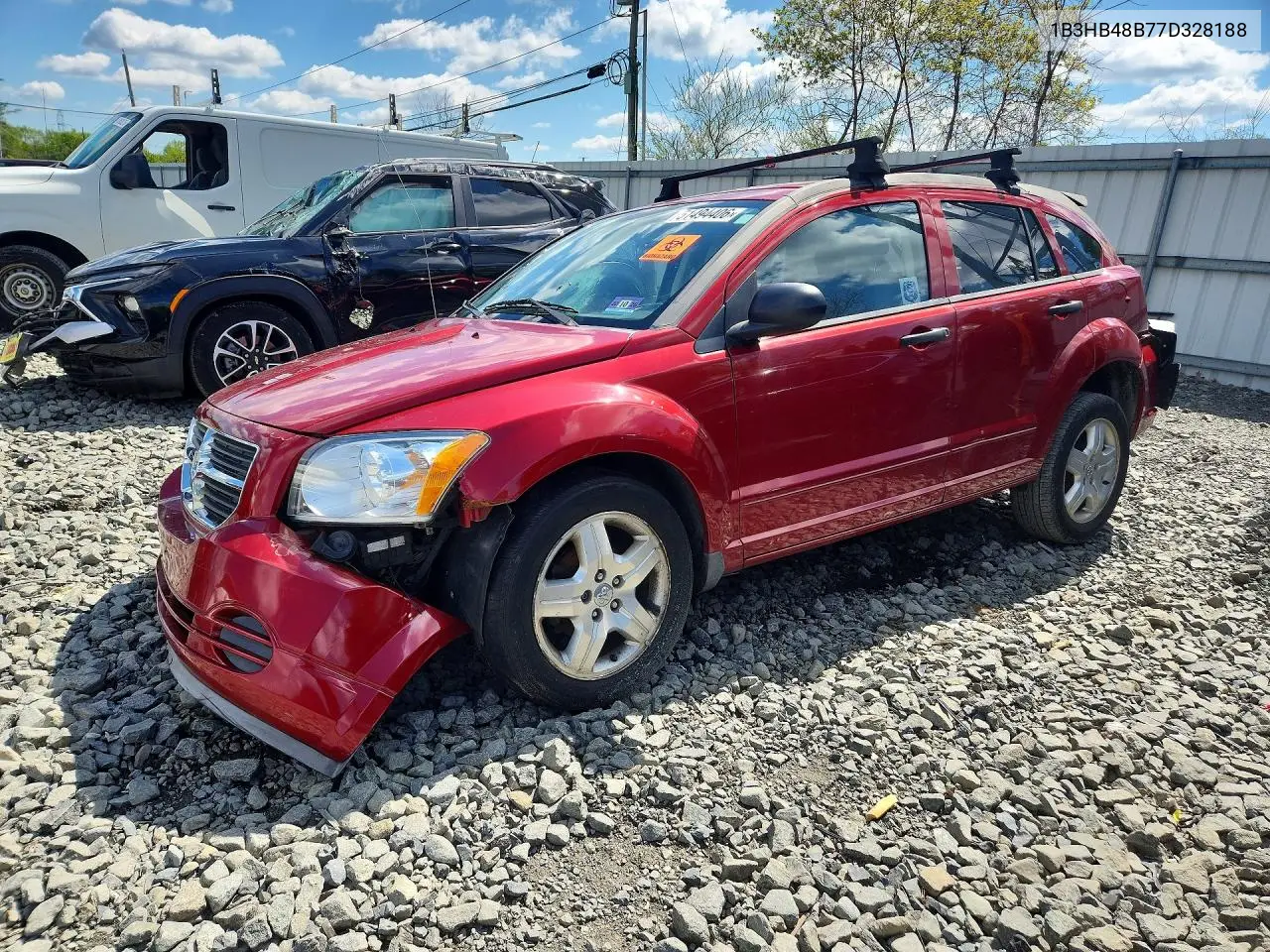2007 Dodge Caliber Sxt VIN: 1B3HB48B77D328188 Lot: 51494406
