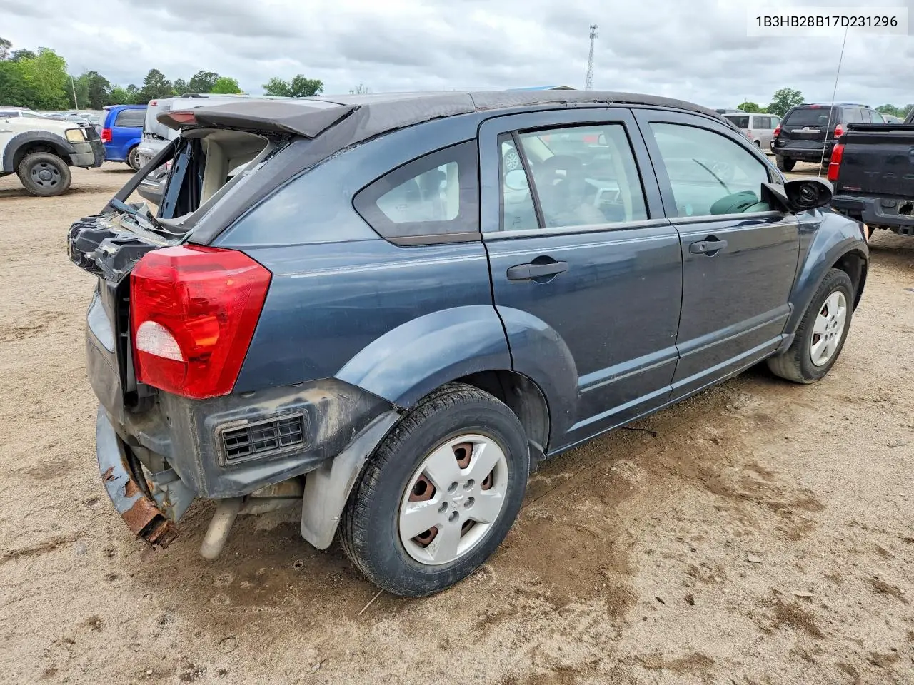 2007 Dodge Caliber VIN: 1B3HB28B17D231296 Lot: 52010056