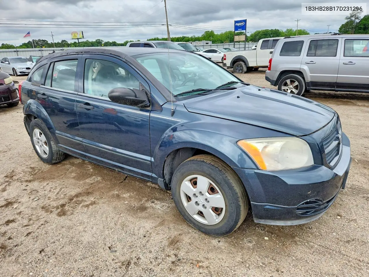2007 Dodge Caliber VIN: 1B3HB28B17D231296 Lot: 52010056