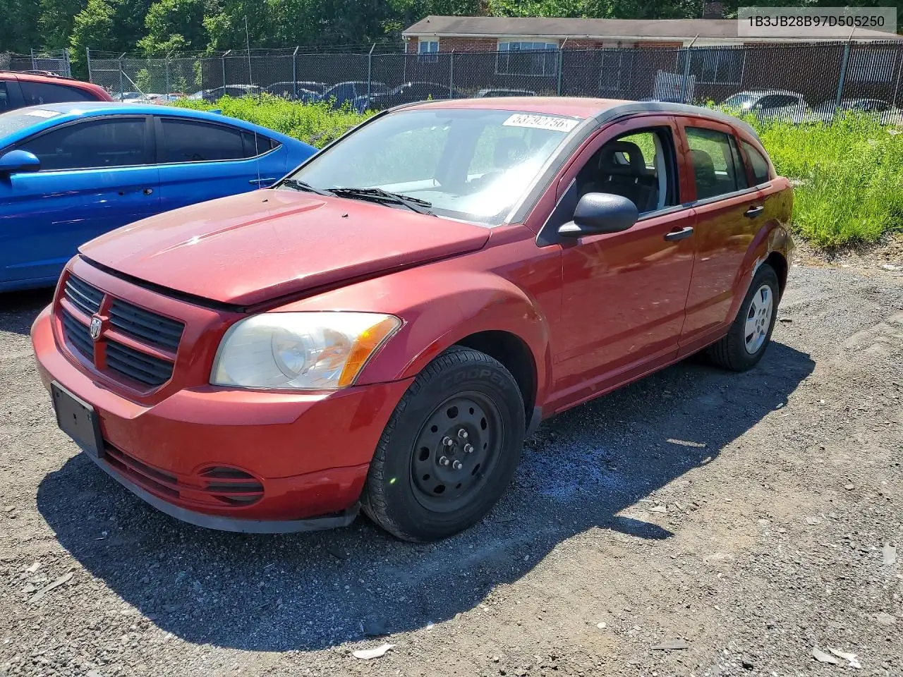 2007 Dodge Caliber VIN: 1B3HB48B57D353946 Lot: 53792756
