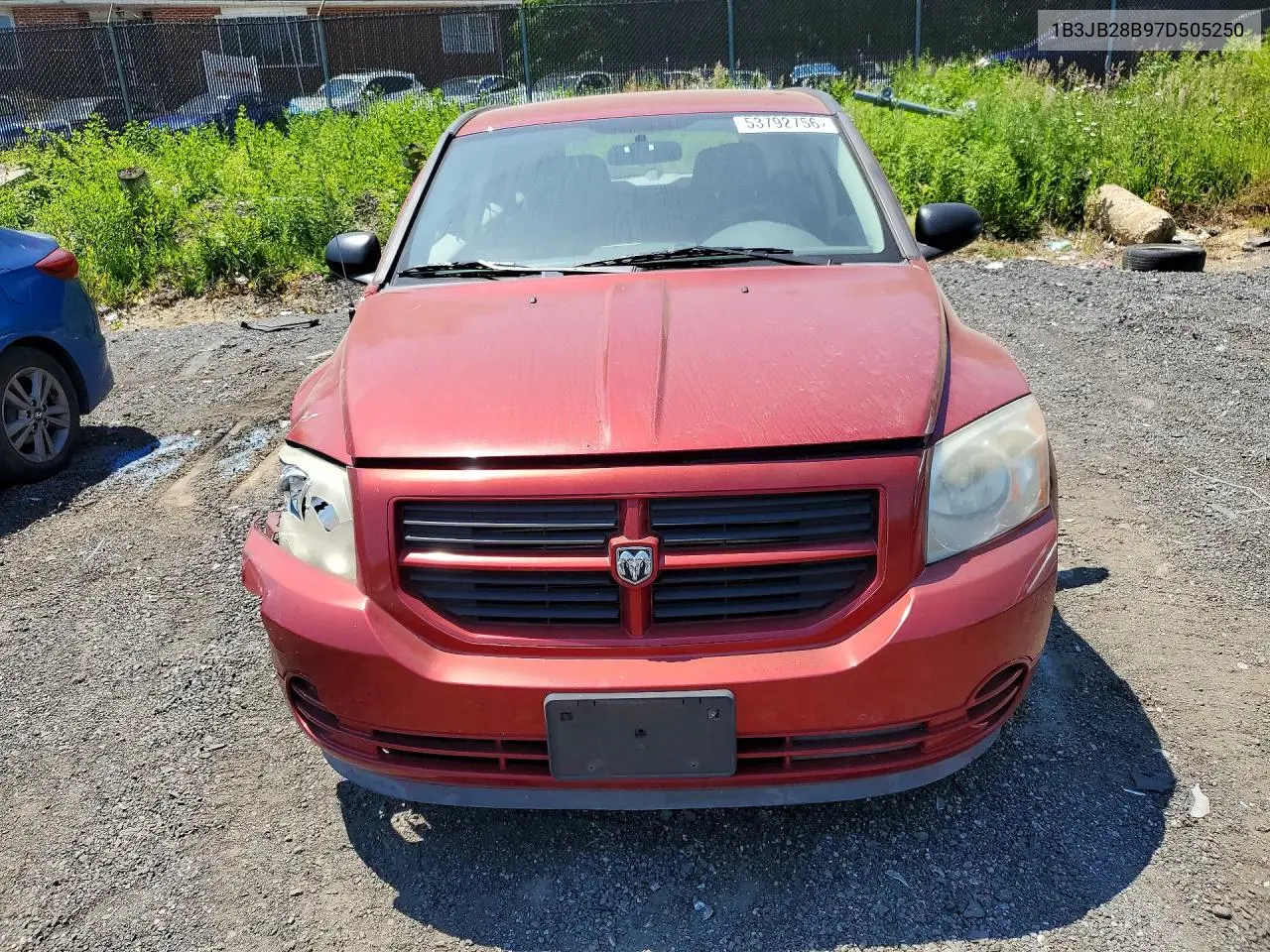 2007 Dodge Caliber VIN: 1B3HB48B57D353946 Lot: 53792756