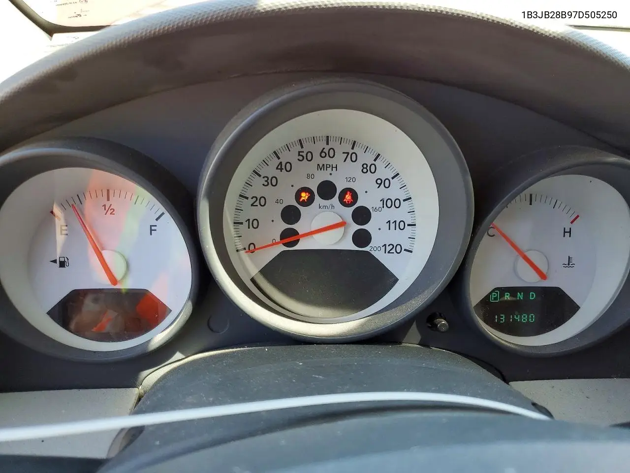 2007 Dodge Caliber VIN: 1B3HB48B57D353946 Lot: 53792756