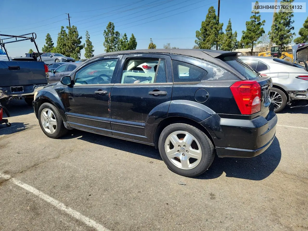 2007 Dodge Caliber Sxt VIN: 1B3HB48C17D214132 Lot: 55742736