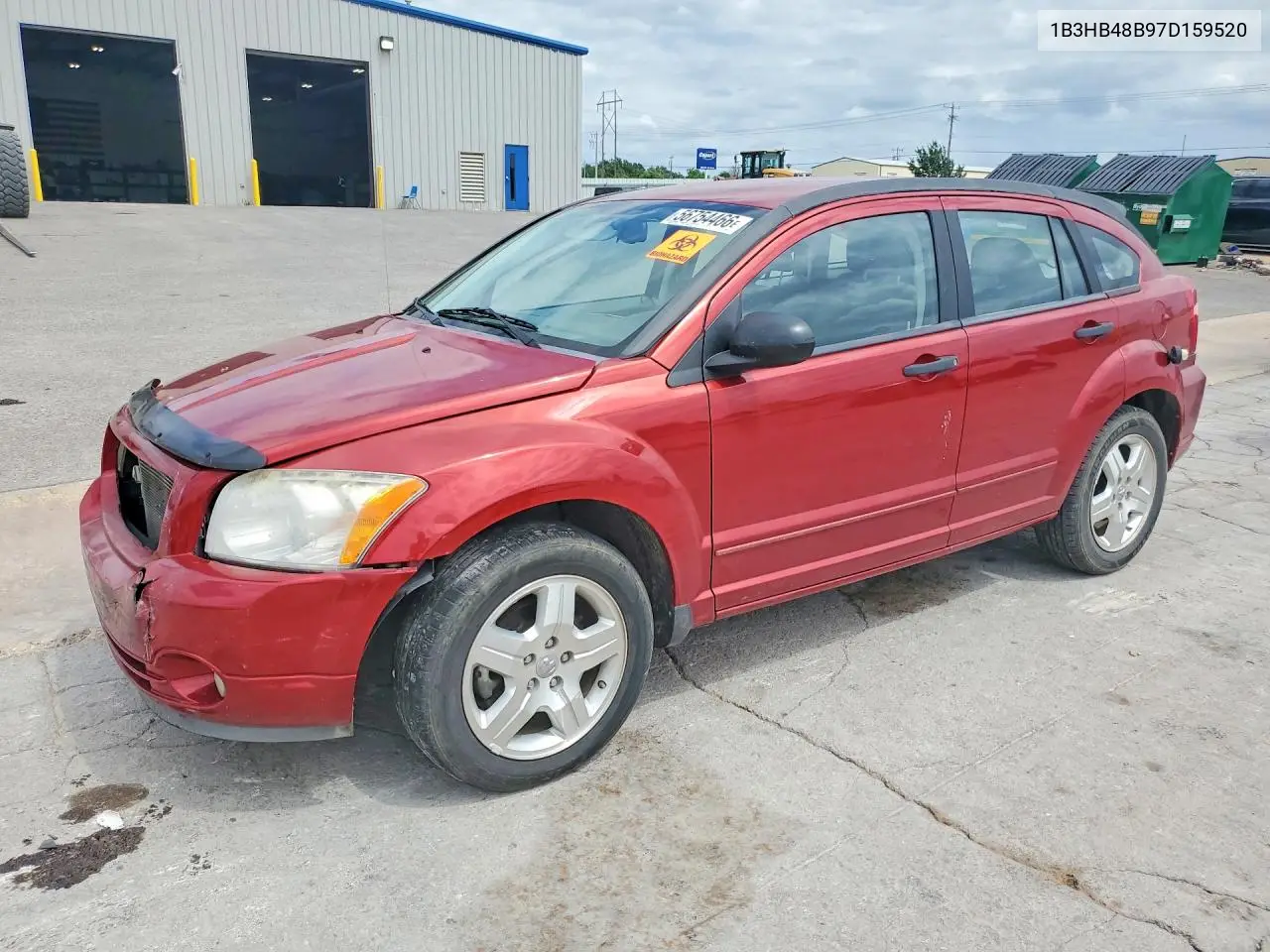 2007 Dodge Caliber Sxt VIN: 1B3HB48B97D159520 Lot: 56754466