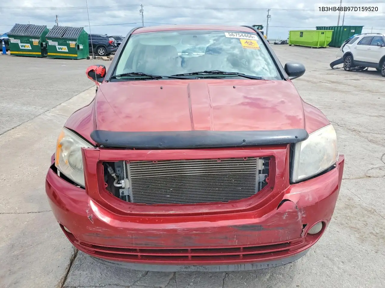 2007 Dodge Caliber Sxt VIN: 1B3HB48B97D159520 Lot: 56754466