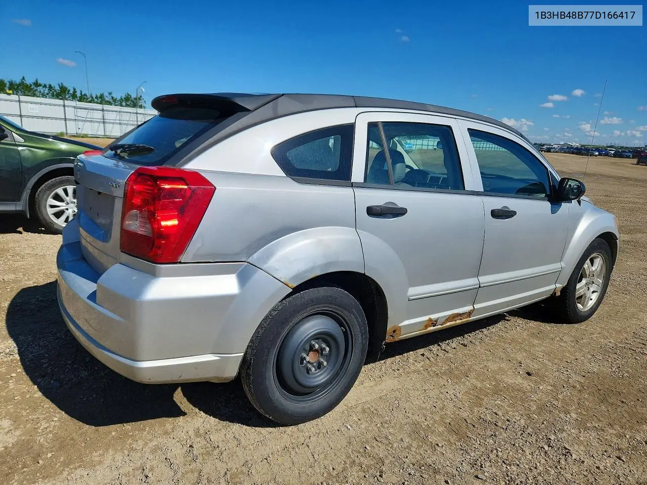 2007 Dodge Caliber Sxt VIN: 1B3HB48B77D166417 Lot: 58635846