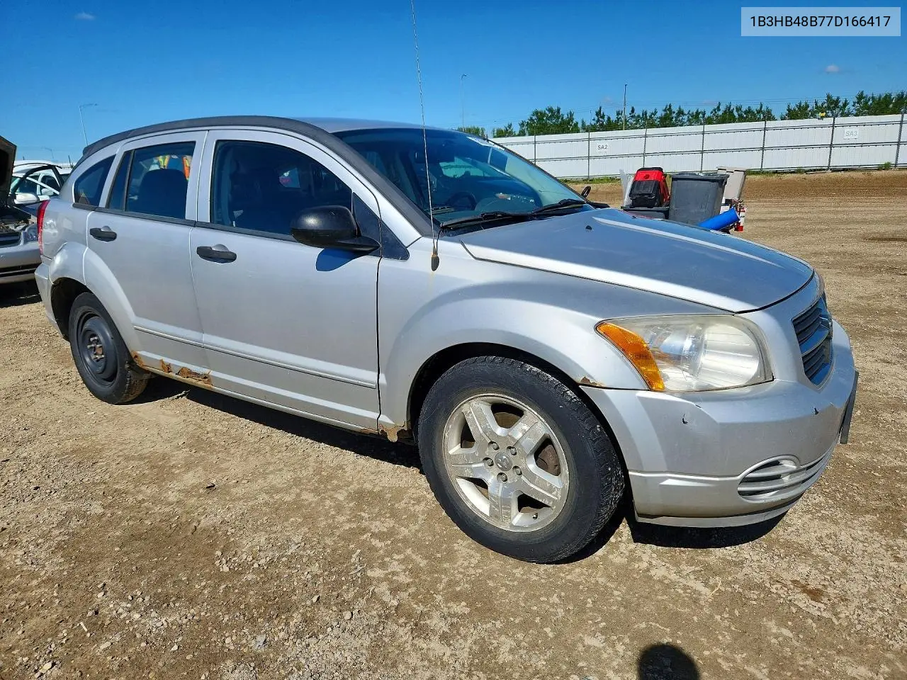 2007 Dodge Caliber Sxt VIN: 1B3HB48B77D166417 Lot: 58635846