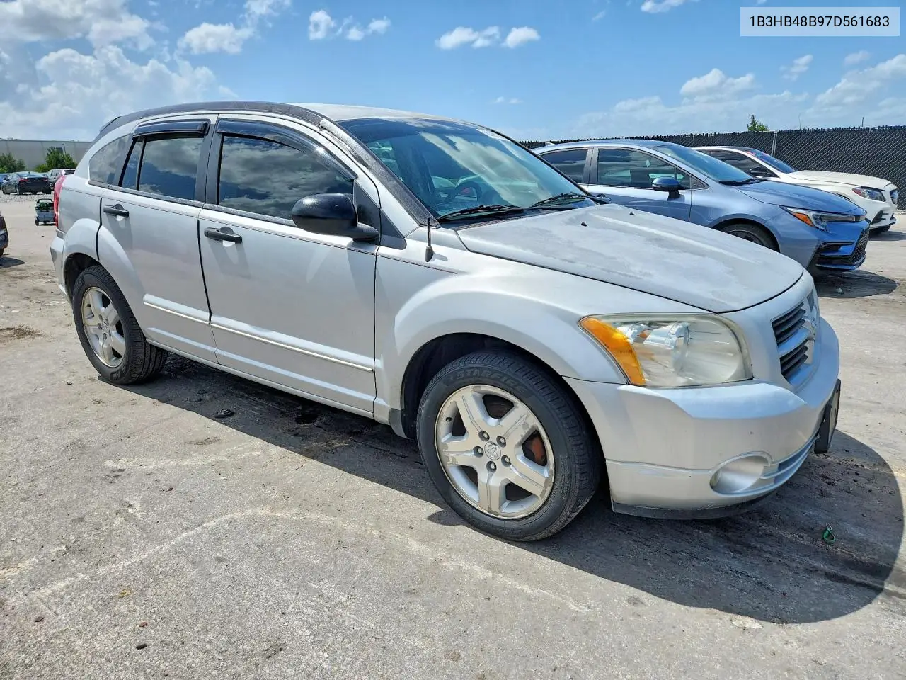 2007 Dodge Caliber Sxt VIN: 1B3HB48B97D561683 Lot: 60996056