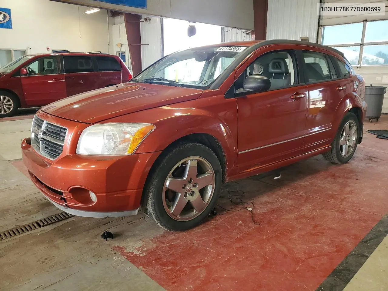 2007 Dodge Caliber R/T VIN: 1B3HE78K77D600599 Lot: 61174856