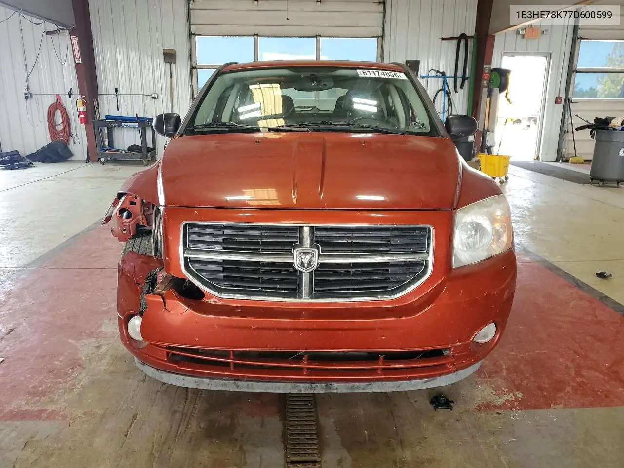 2007 Dodge Caliber R/T VIN: 1B3HE78K77D600599 Lot: 61174856