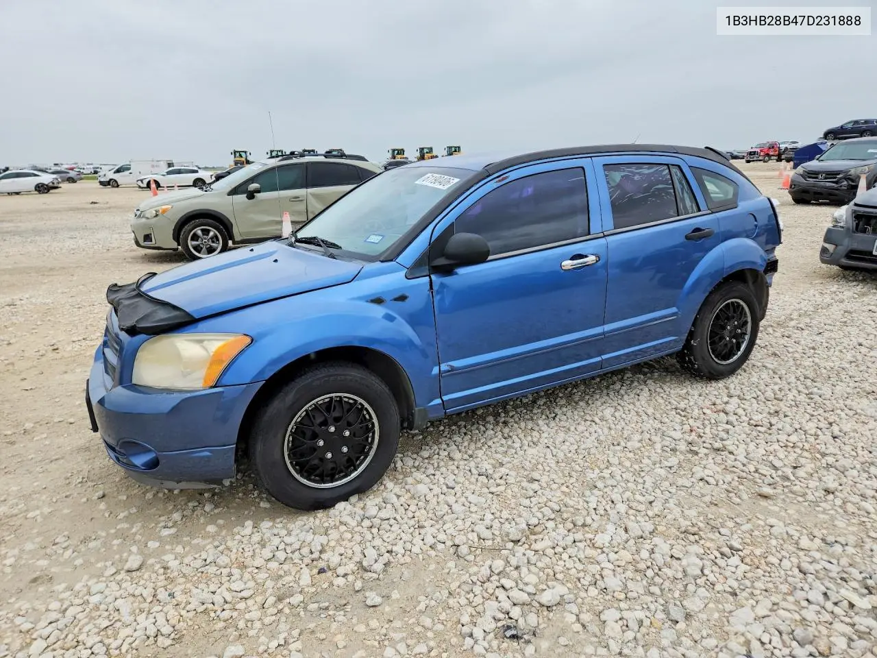 2007 Dodge Caliber VIN: 1B3HB28B47D231888 Lot: 61190406
