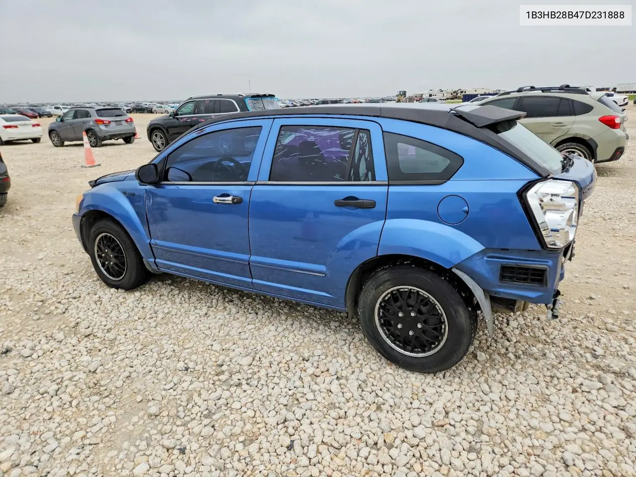 2007 Dodge Caliber VIN: 1B3HB28B47D231888 Lot: 61190406