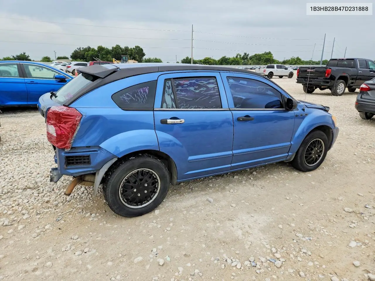 2007 Dodge Caliber VIN: 1B3HB28B47D231888 Lot: 61190406