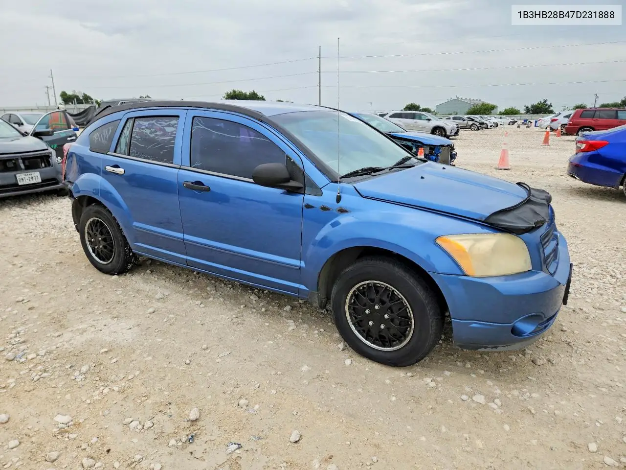 2007 Dodge Caliber VIN: 1B3HB28B47D231888 Lot: 61190406