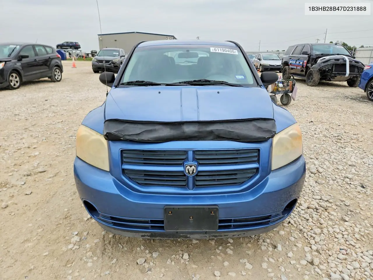 2007 Dodge Caliber VIN: 1B3HB28B47D231888 Lot: 61190406