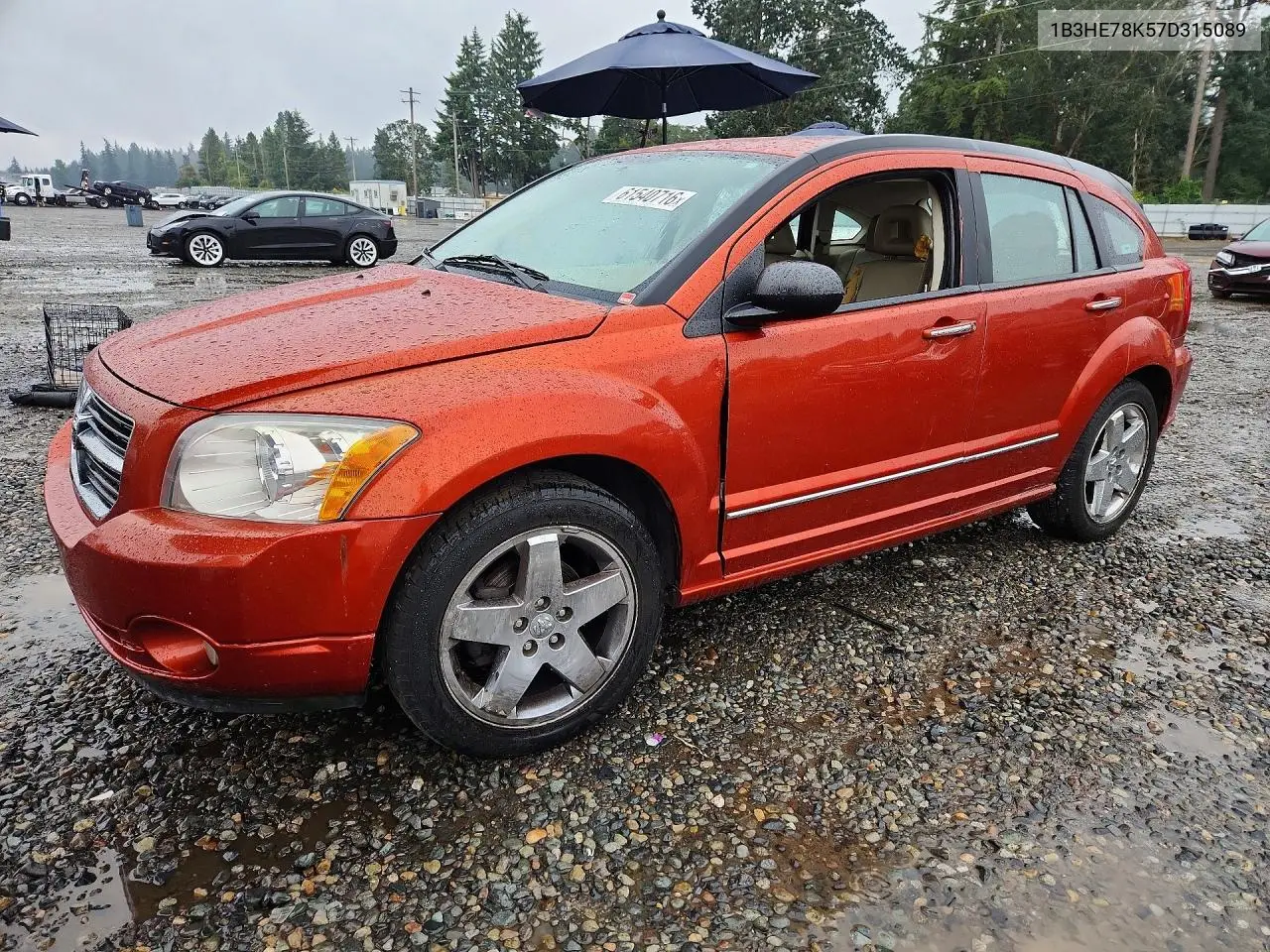 2007 Dodge Caliber R/T VIN: 1B3HE78K57D315089 Lot: 61540716