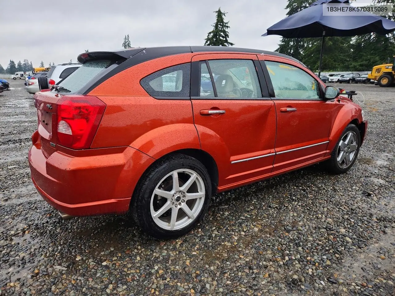 2007 Dodge Caliber R/T VIN: 1B3HE78K57D315089 Lot: 61540716