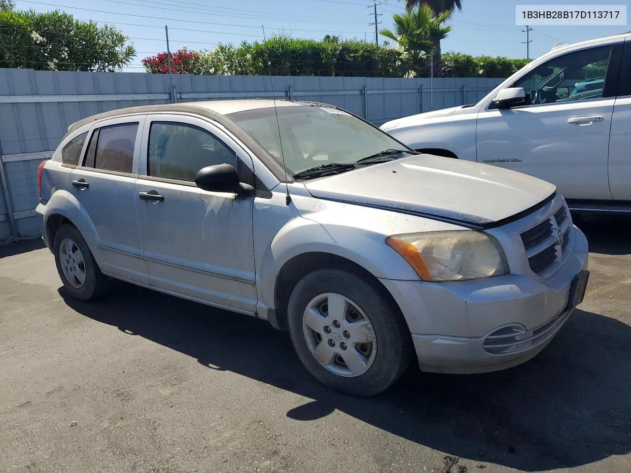 2007 Dodge Caliber VIN: 1B3HB28B17D113717 Lot: 85454695