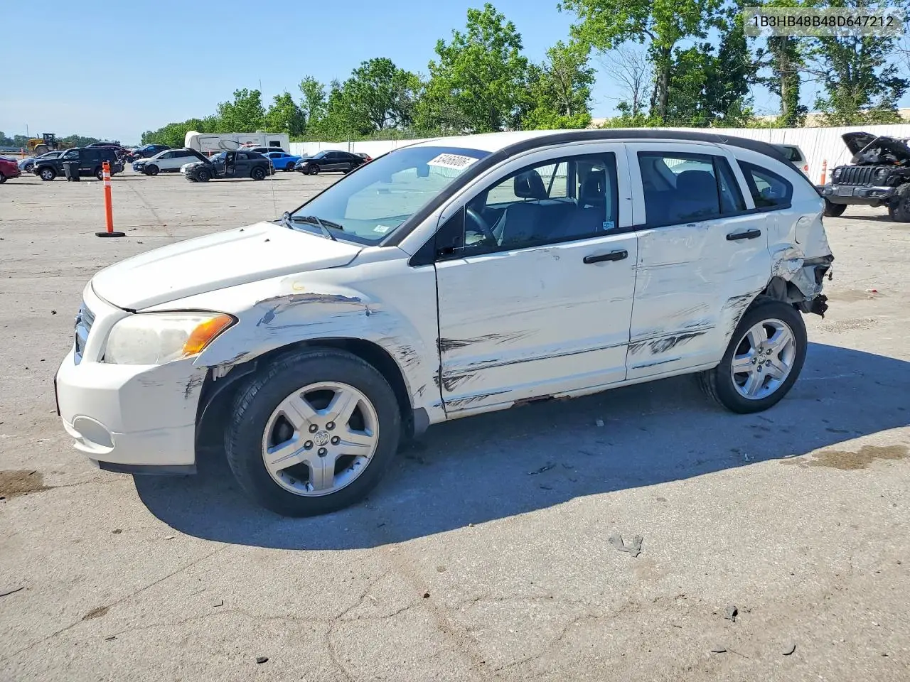 2008 Dodge Caliber Sxt VIN: 1B3HB48B48D647212 Lot: 53466006