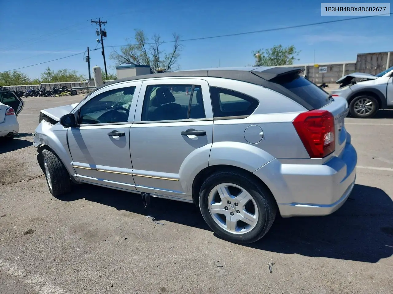 2008 Dodge Caliber Sxt VIN: 1B3HB48BX8D602677 Lot: 53844216