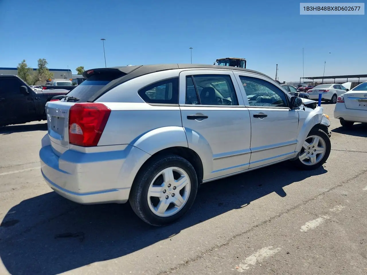 2008 Dodge Caliber Sxt VIN: 1B3HB48BX8D602677 Lot: 53844216
