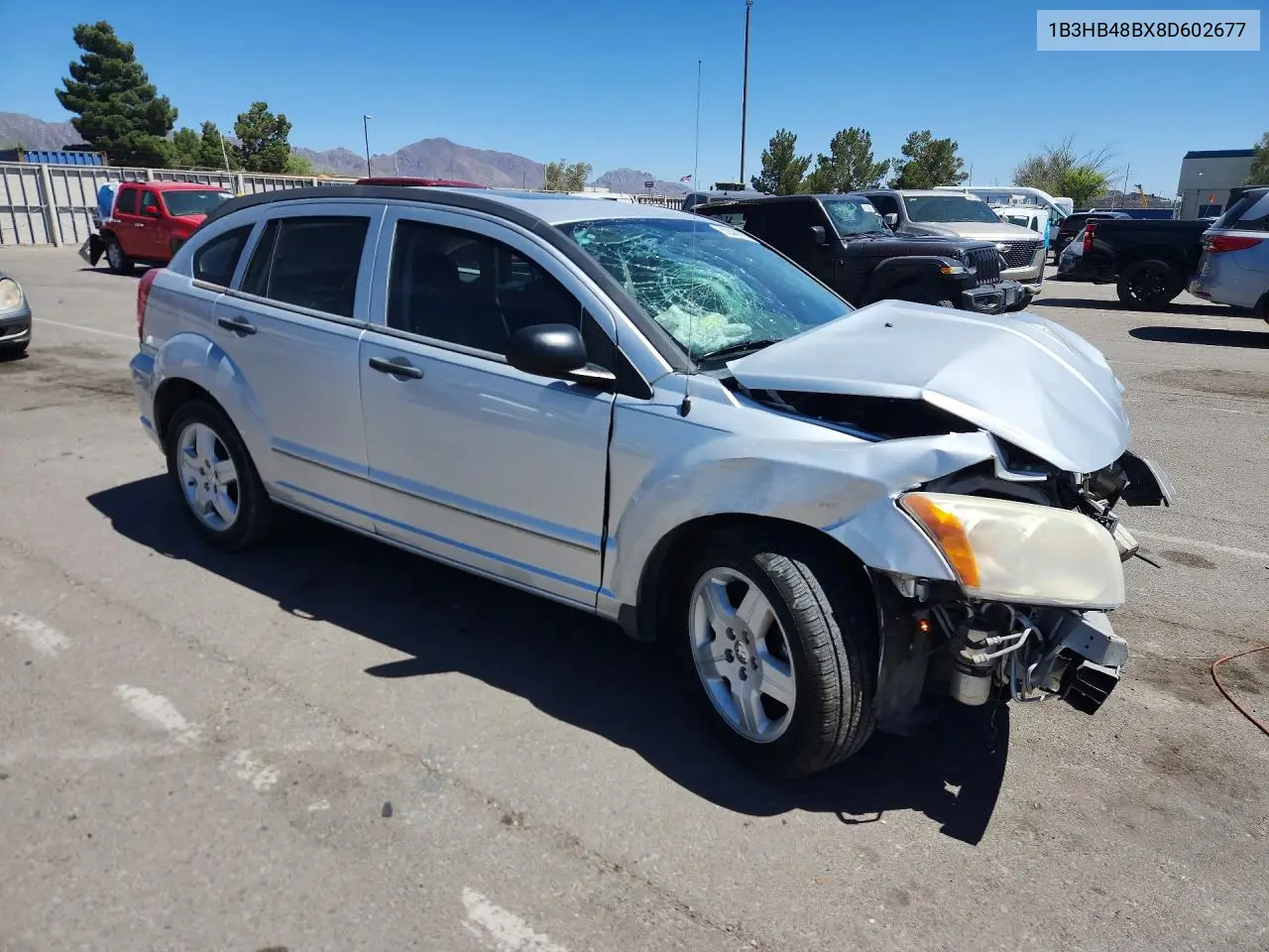 2008 Dodge Caliber Sxt VIN: 1B3HB48BX8D602677 Lot: 53844216