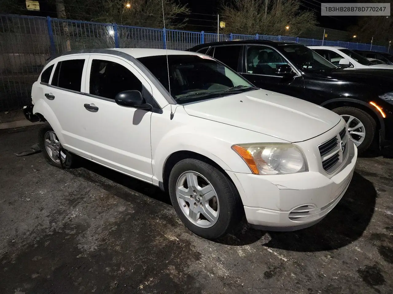 2008 Dodge Caliber VIN: 1B3HB28B78D770247 Lot: 54918506