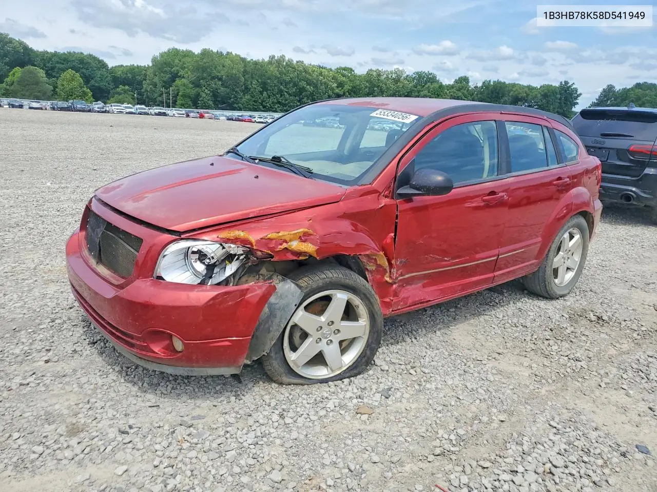 2008 Dodge Caliber R VIN: 1B3HB78K58D541949 Lot: 55334056