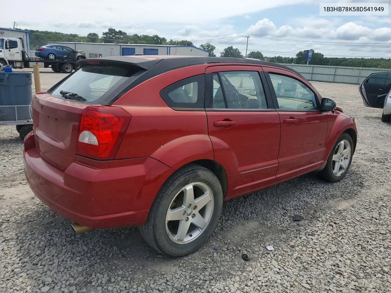 2008 Dodge Caliber R VIN: 1B3HB78K58D541949 Lot: 55334056