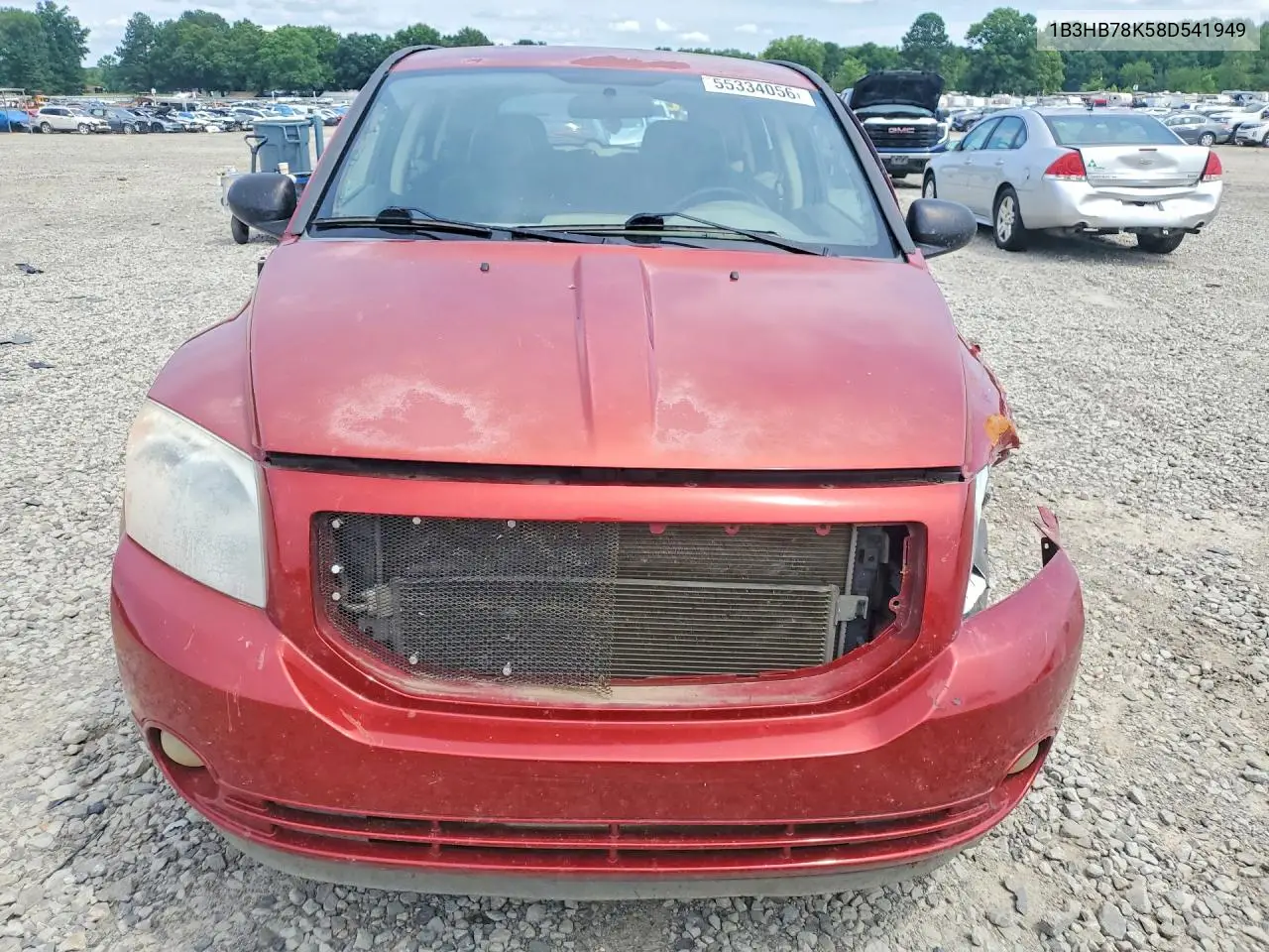 2008 Dodge Caliber R VIN: 1B3HB78K58D541949 Lot: 55334056