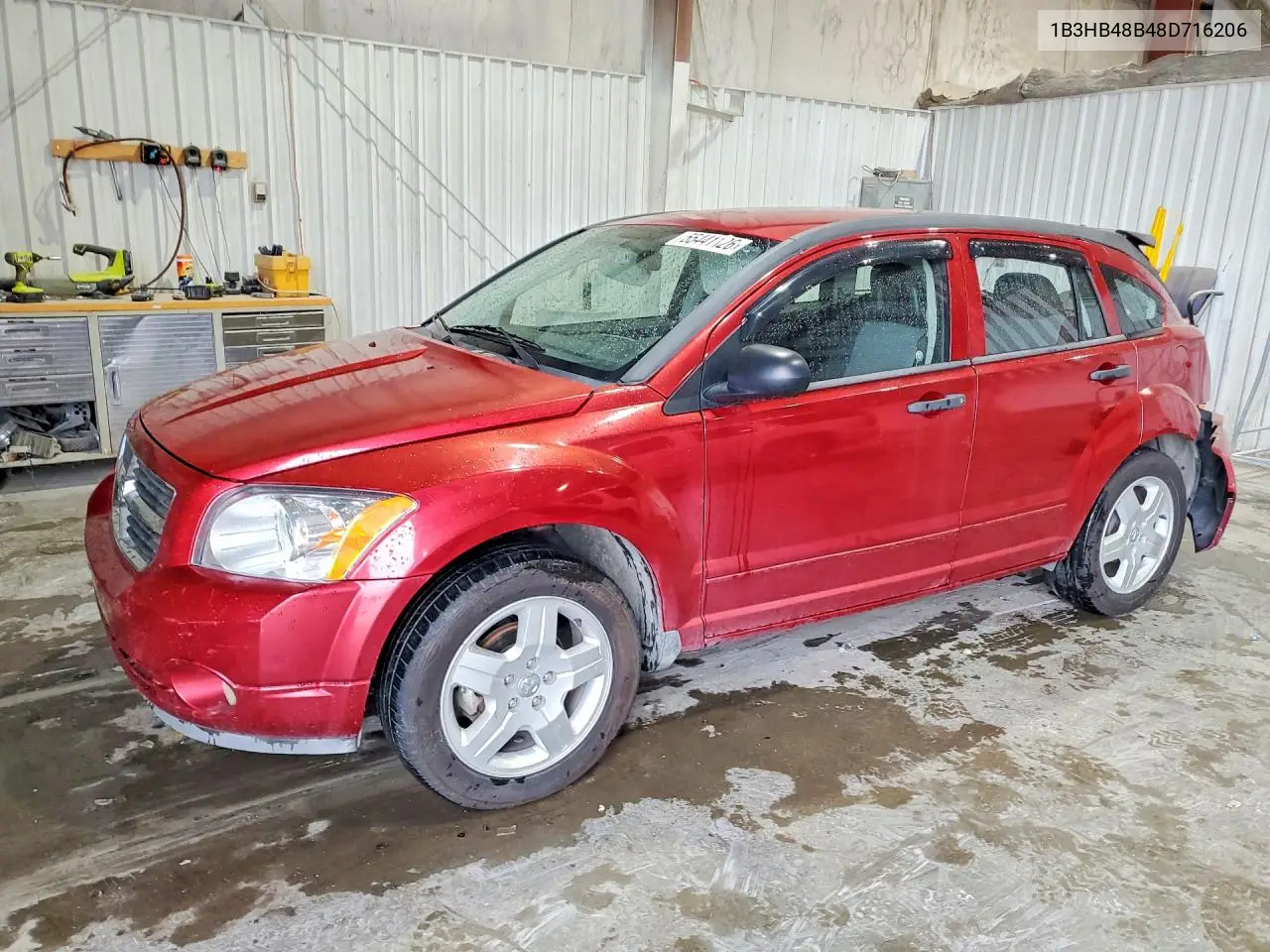 2008 Dodge Caliber Sxt VIN: 1B3HB48B48D716206 Lot: 55441126