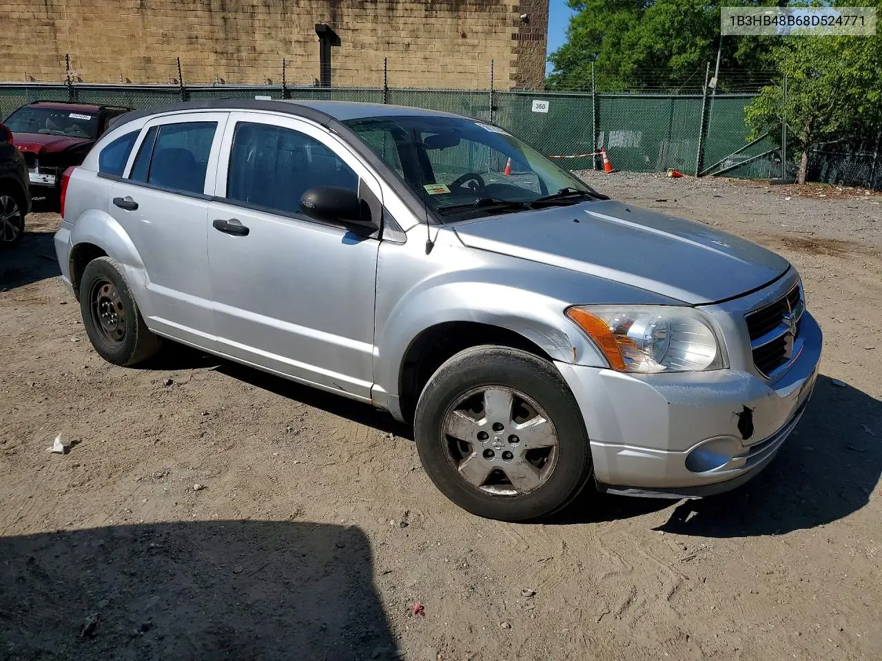2008 Dodge Caliber Sxt VIN: 1B3HB48B68D524771 Lot: 56176346