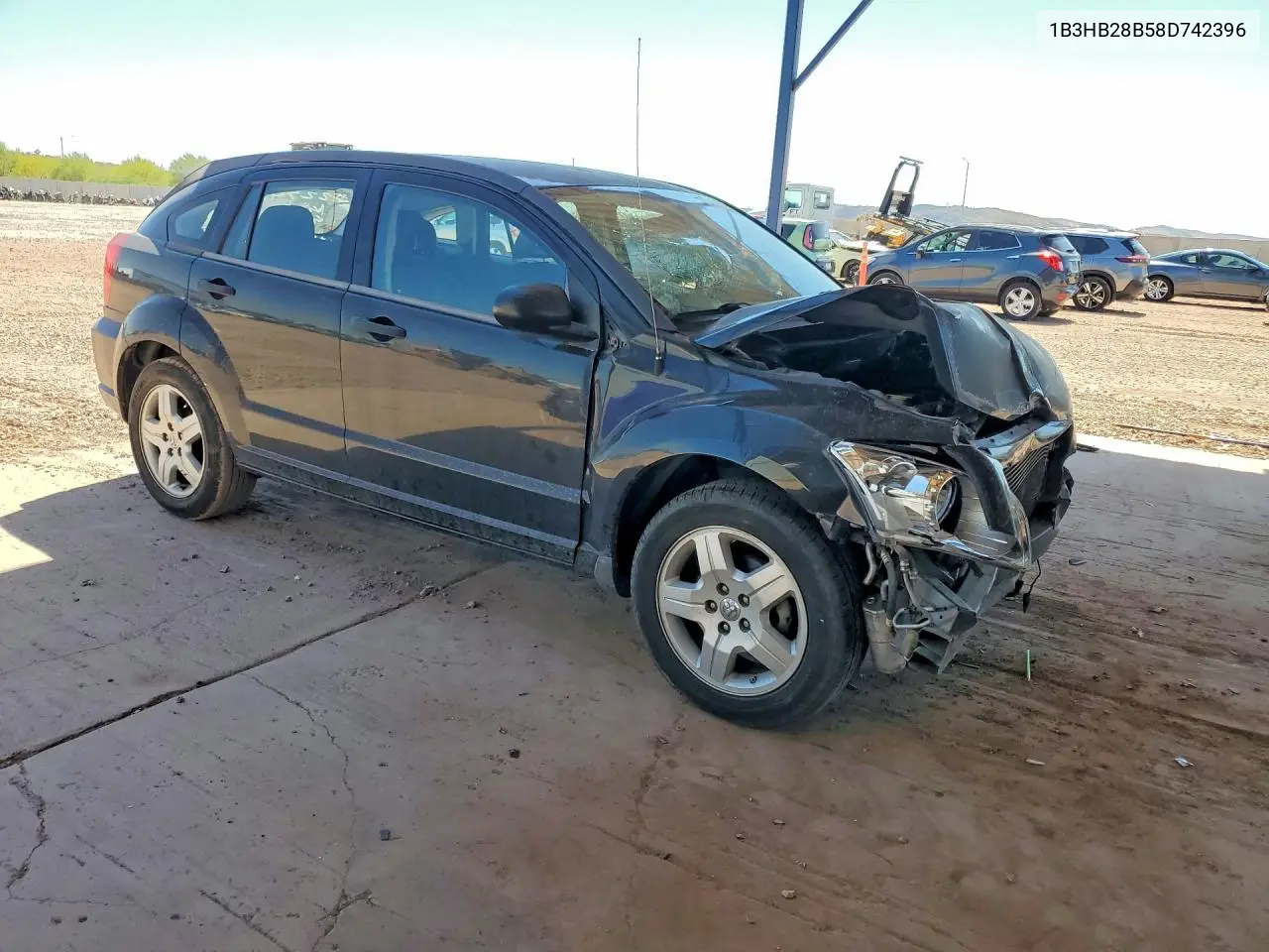 2008 Dodge Caliber VIN: 1B3HB28B58D742396 Lot: 56431136