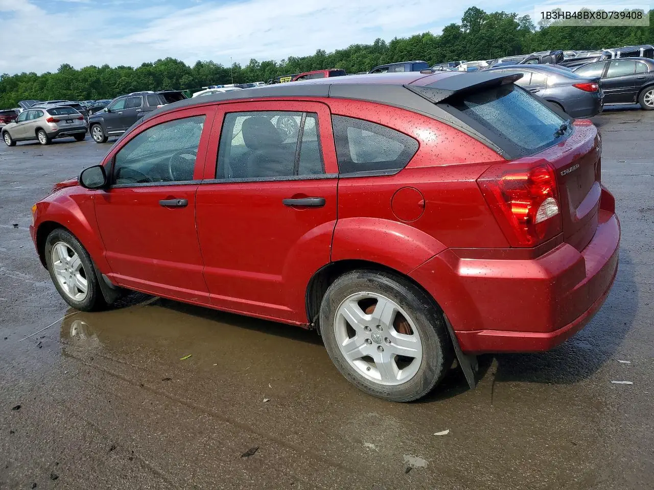 2008 Dodge Caliber Sxt VIN: 1B3HB48BX8D739408 Lot: 56811736