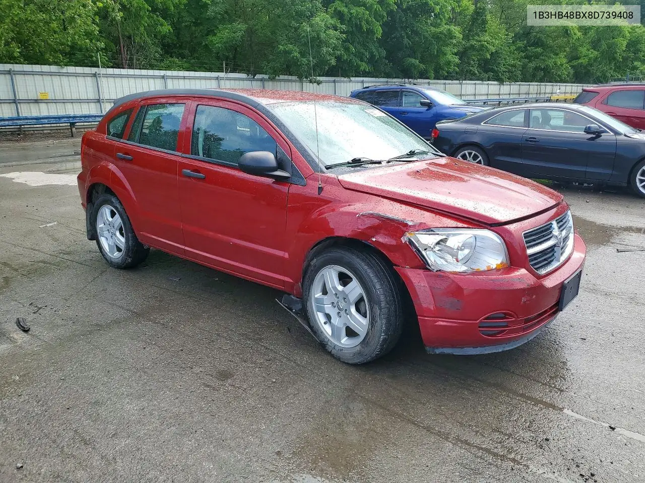 2008 Dodge Caliber Sxt VIN: 1B3HB48BX8D739408 Lot: 56811736