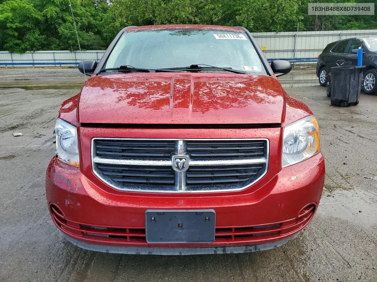 2008 Dodge Caliber Sxt VIN: 1B3HB48BX8D739408 Lot: 56811736