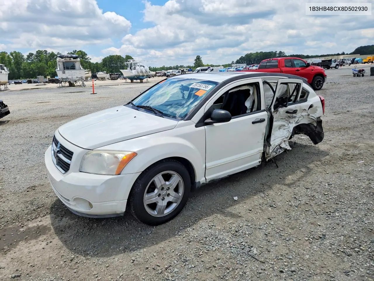2008 Dodge Caliber Sxt VIN: 1B3HB48CX8D502930 Lot: 59150756