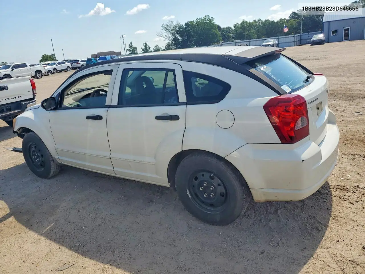 2008 Dodge Caliber VIN: 1B3HB28B28D645656 Lot: 59581936