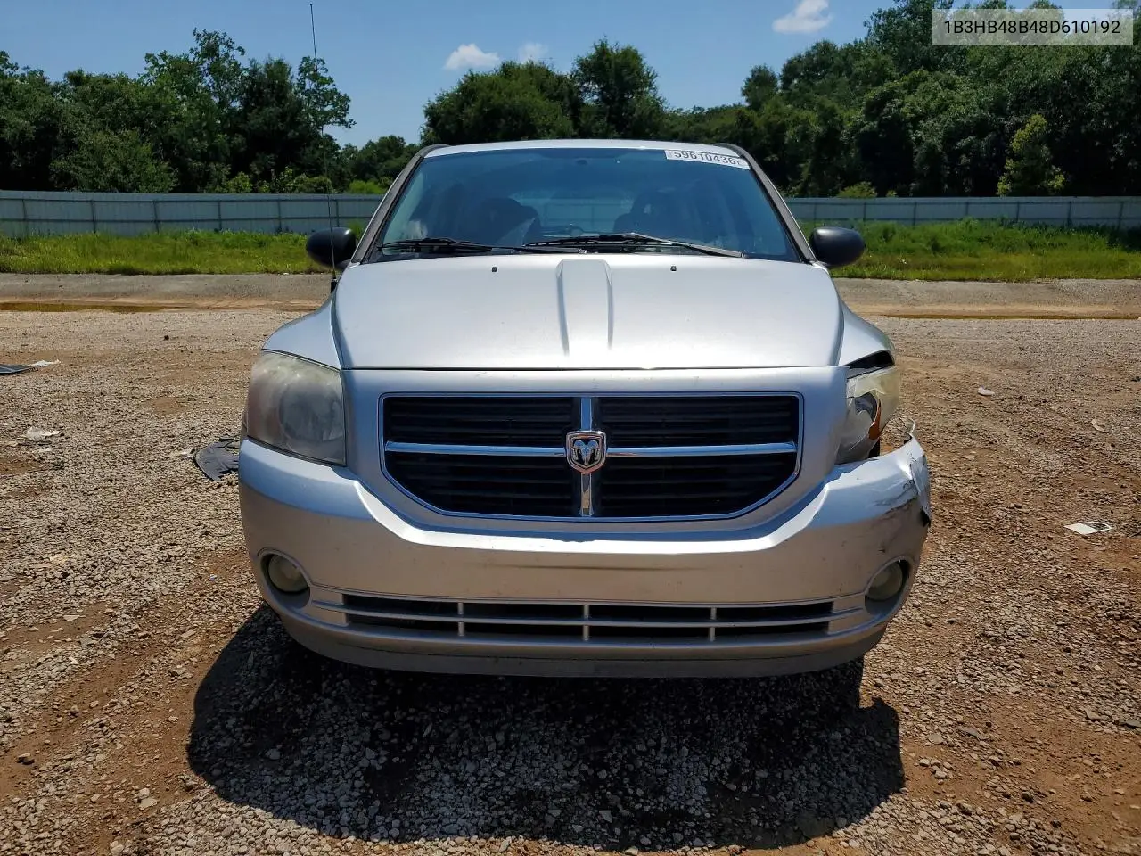 2008 Dodge Caliber Sxt VIN: 1B3HB48B48D610192 Lot: 59610436