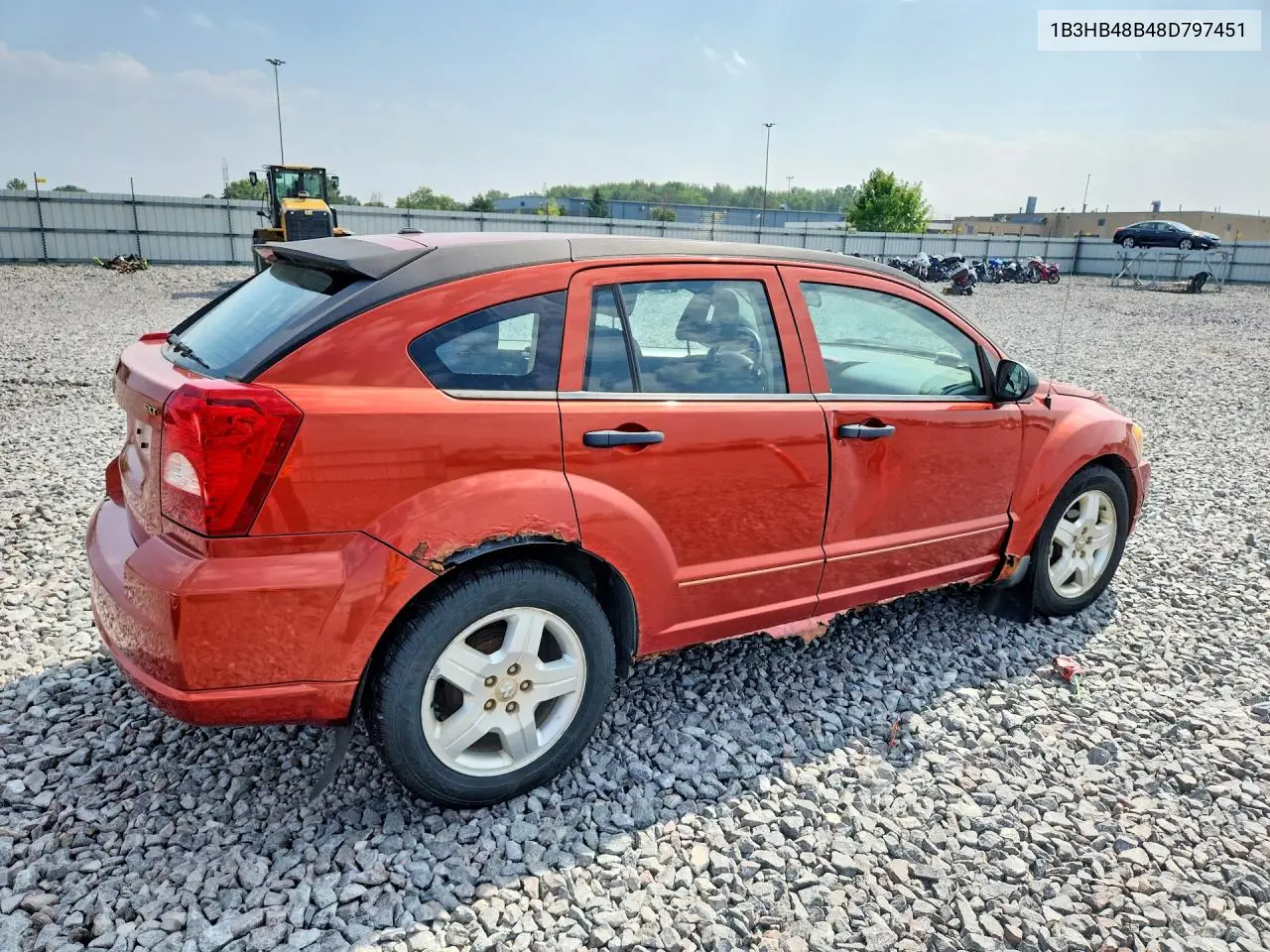 2008 Dodge Caliber Sxt VIN: 1B3HB48B48D797451 Lot: 61140826