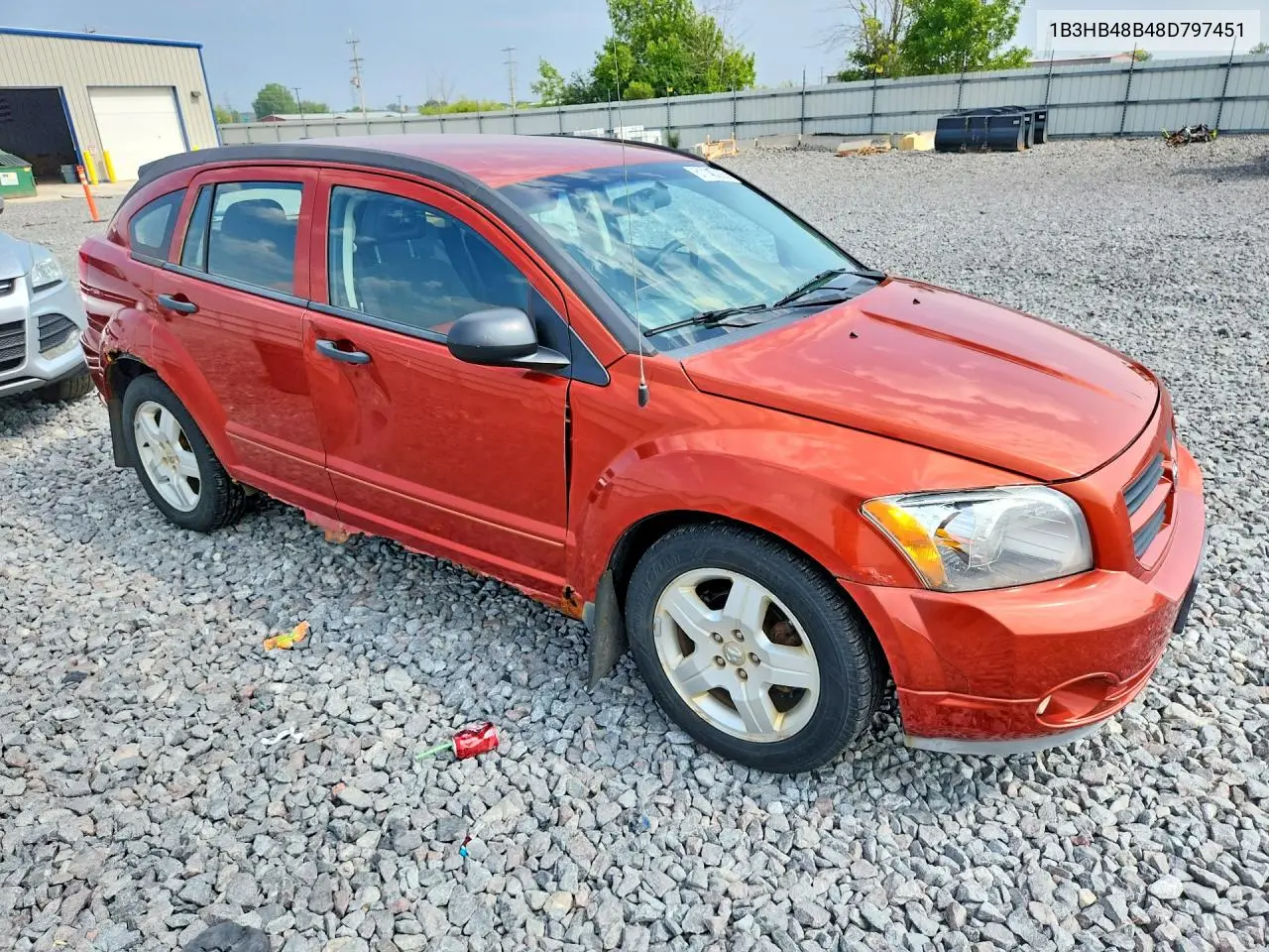 2008 Dodge Caliber Sxt VIN: 1B3HB48B48D797451 Lot: 61140826