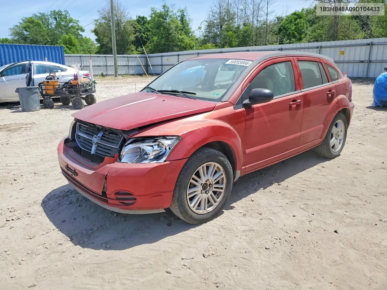 2009 Dodge Caliber Sxt VIN: 1B3HB48A09D104433 Lot: 50093066