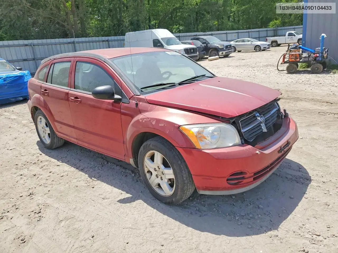 2009 Dodge Caliber Sxt VIN: 1B3HB48A09D104433 Lot: 50093066