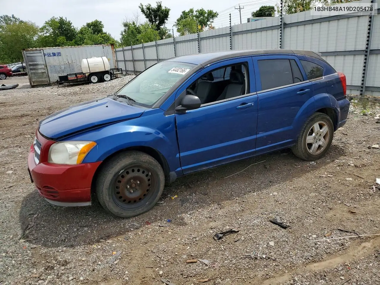 2009 Dodge Caliber Sxt VIN: 1B3HB48A19D205478 Lot: 54482166