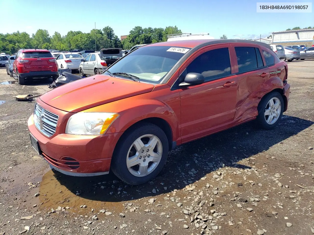 2009 Dodge Caliber Sxt VIN: 1B3HB48A69D198057 Lot: 59674626