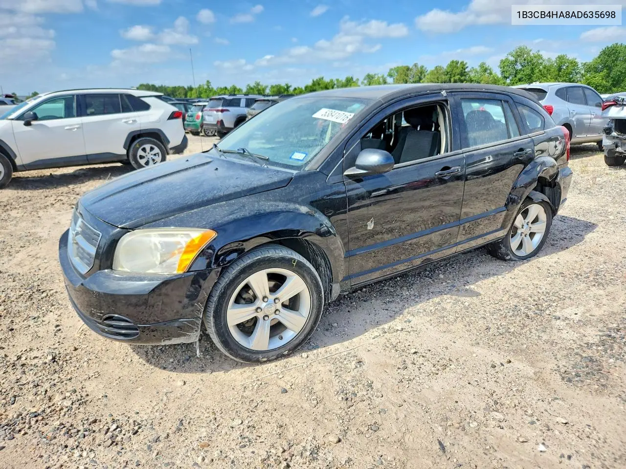 2010 Dodge Caliber Sxt VIN: 1B3CB4HA8AD635698 Lot: 53841016