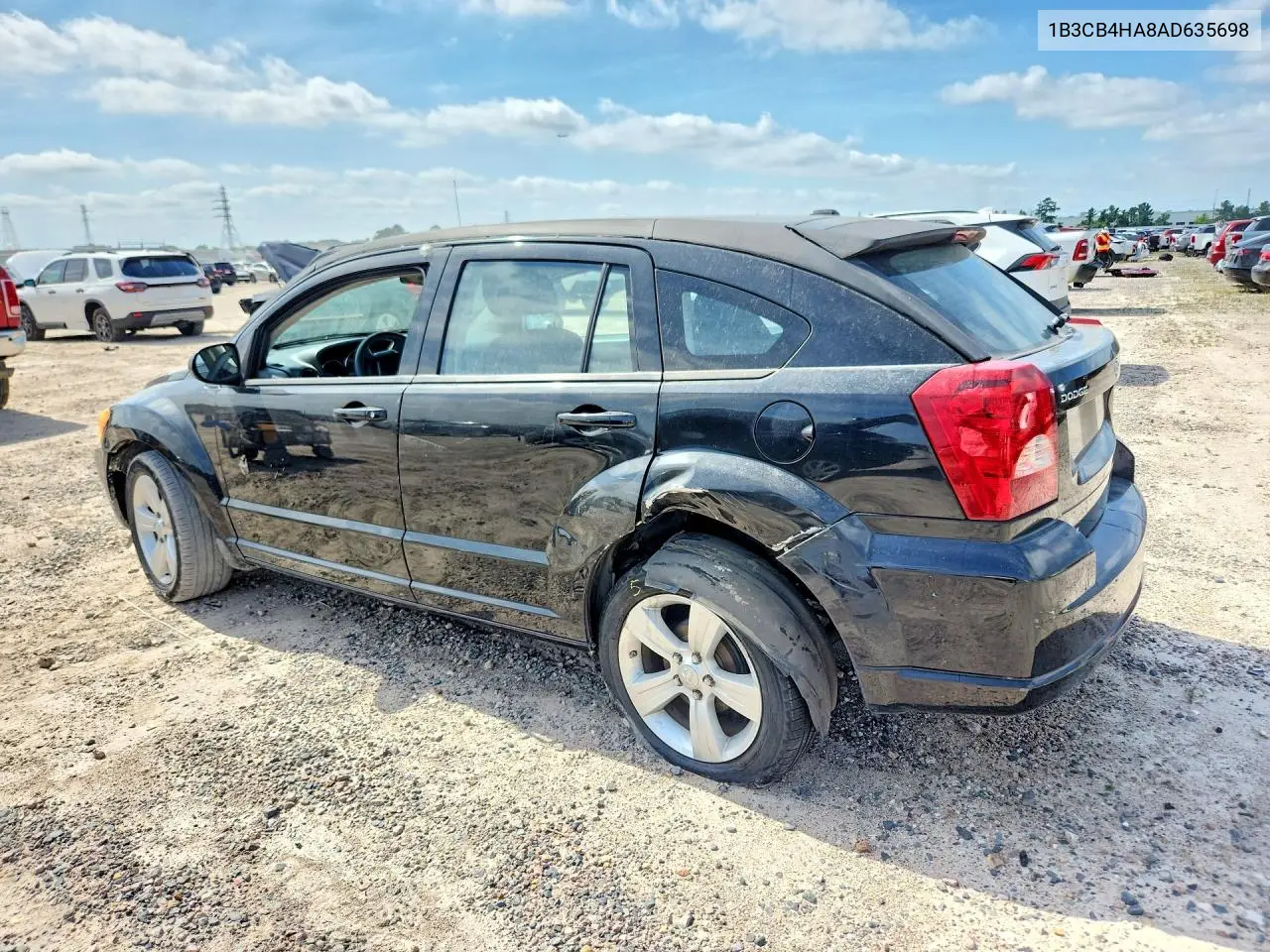 2010 Dodge Caliber Sxt VIN: 1B3CB4HA8AD635698 Lot: 53841016
