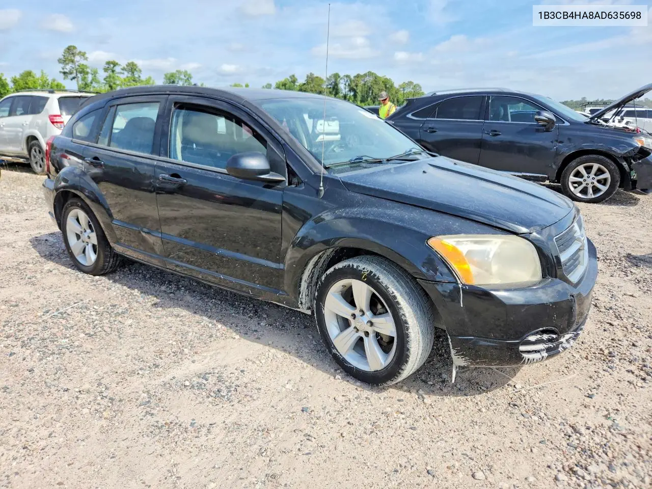 2010 Dodge Caliber Sxt VIN: 1B3CB4HA8AD635698 Lot: 53841016